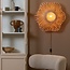 Good&Mojo Wandlamp Madura bamboe ø60x15cm naturel bruin M