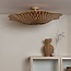 Good&Mojo Plafondlamp Madura bamboe ø87x20cm naturel bruin L