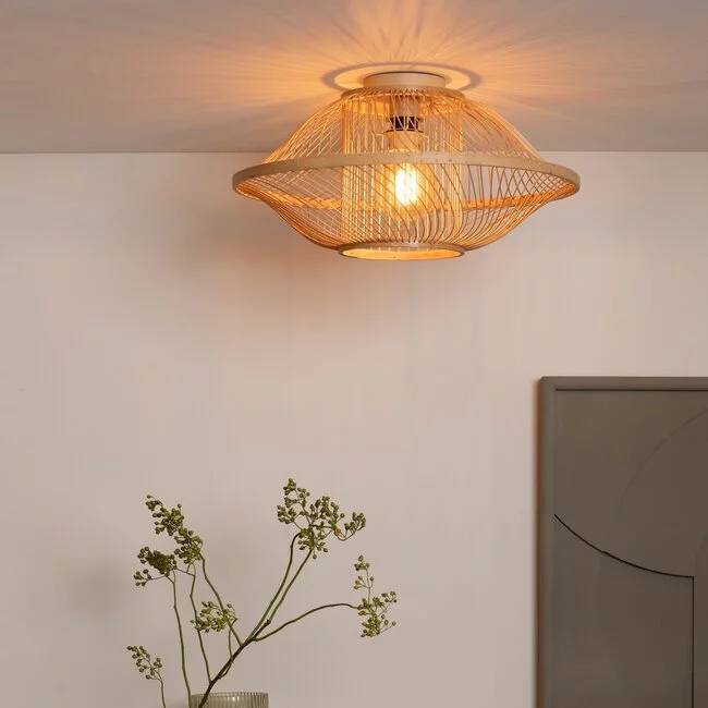 Good&Mojo Plafondlamp Maui bamboe naturel S
