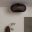 Good&Mojo Plafondlamp Arizona bamboe ø50 burgundy S