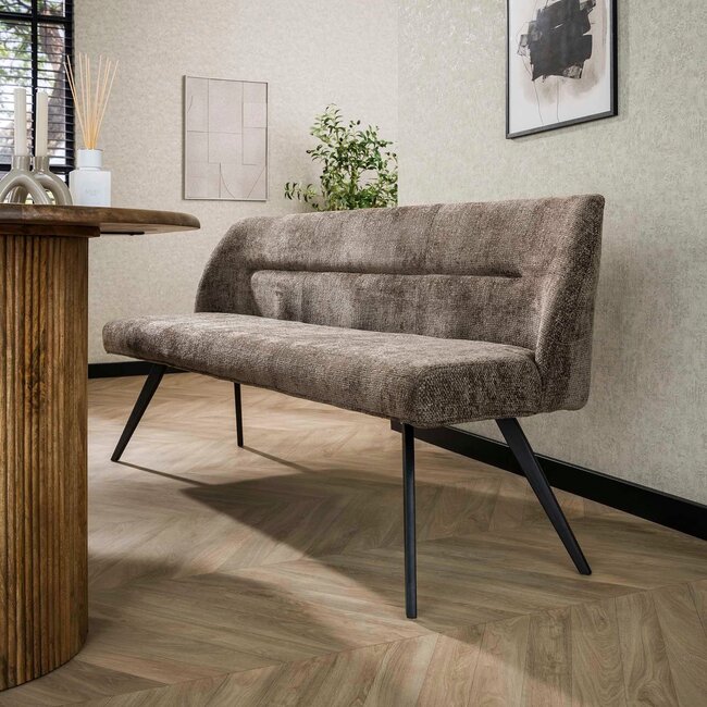 WoonStijl Eetkamerbank pull Rich Taupe