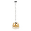WoonStijl Hanglamp 1L drift XL glass Amber