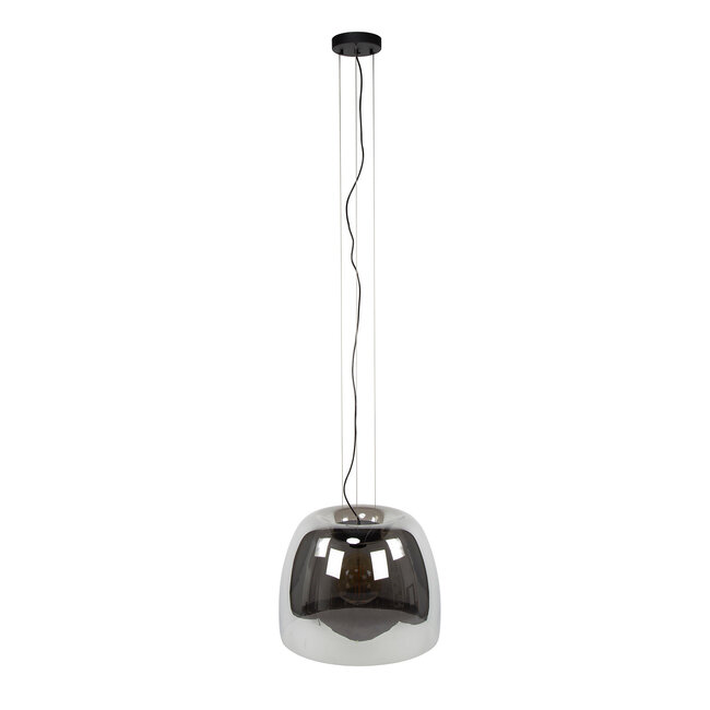 WoonStijl Hanglamp 1L drift XL glass Smoke