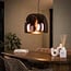 WoonStijl Hanglamp 1L drift XL glass Koper