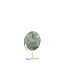 Light en Living Ornament op voet 25x10x35 cm GOUYA - Groen agaat en crème