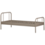 Woood Mata 1-persoons bed metaal zand 90x200cm