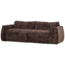Woood Baggy 2-zits bank 3d chenille donkerbruin