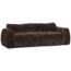 Woood Baggy 2-zits bank 3d chenille donkerbruin