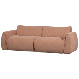 Woood Baggy 2-zits bank geweven chenille oud roze