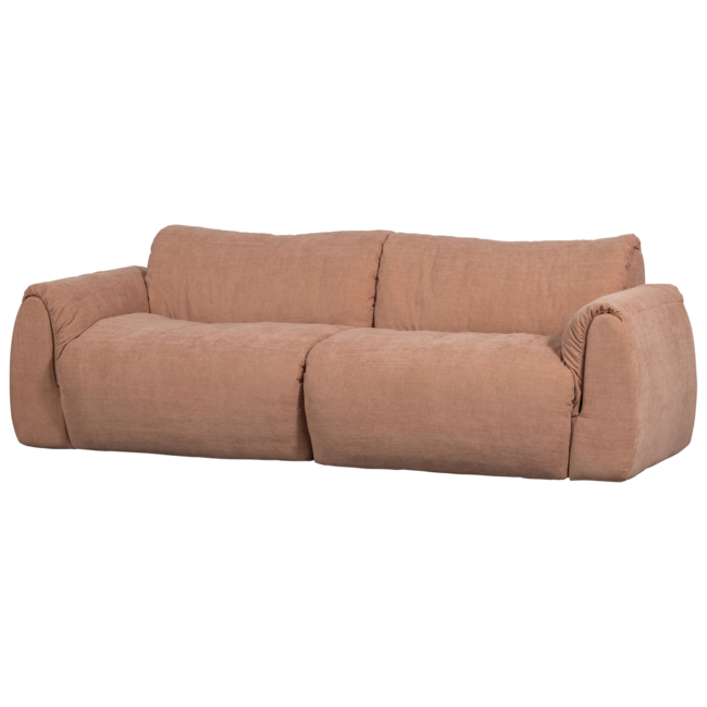 Woood Baggy 2-zits bank geweven chenille oud roze