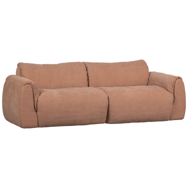 Woood Baggy 2-zits bank geweven chenille oud roze