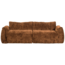 Woood Baggy 2-zits bank 3d chenille middenbruin