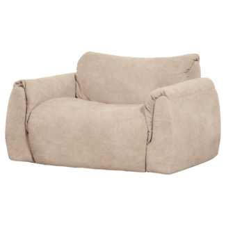 Woood Baggy loveseat geweven chenille zand