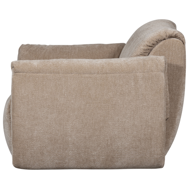 Woood Baggy loveseat 3d chenille zand