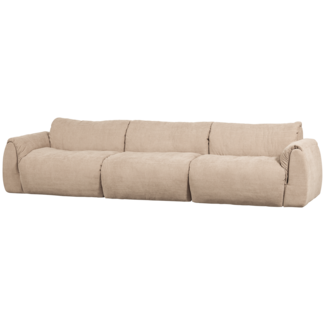 Woood Baggy 3-zits bank geweven chenille zand