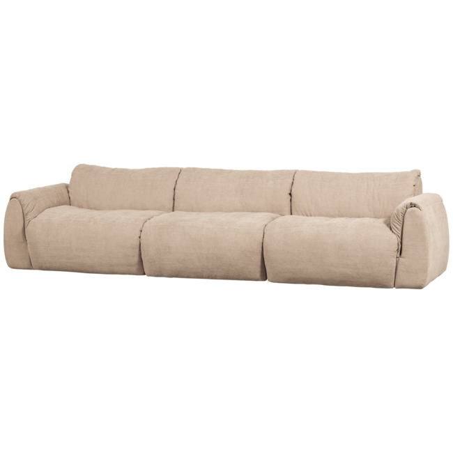 Woood Baggy 3-zits bank geweven chenille zand