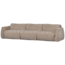 Woood Baggy 3-zits bank 3d chenille zand