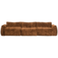 Woood Baggy 3-zits bank 3d chenille middenbruin