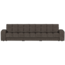 Woood Second date 3-zits bank vintage warm grijs