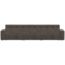Woood Second date 3-zits bank vintage warm grijs