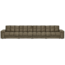 Woood Second date 4-zits bank structure velvet bonsai