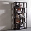 Woood Riss boekenkast eikenhout mystic brown 186x90cm