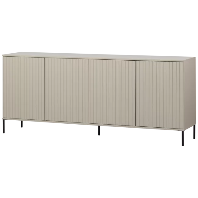 Woood New gravure dressoir 200 cm grenen dust [fsc]