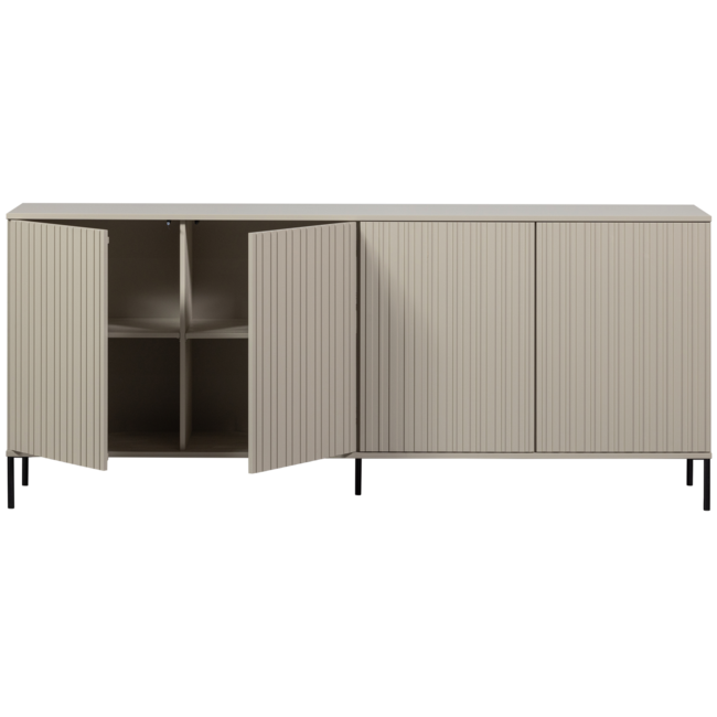 Woood New gravure dressoir 200 cm grenen dust [fsc]