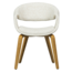 Woood Yossi eetkamerstoel naturel met houten poot naturel