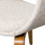 Woood Yossi eetkamerstoel naturel met houten poot naturel