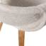 Woood Yossi eetkamerstoel naturel met houten poot naturel