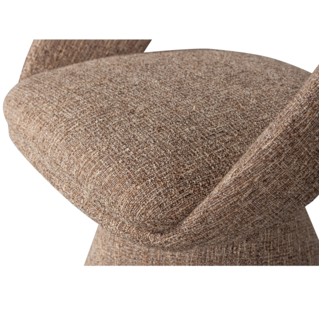 Woood Winter draaibare eetkamerstoel naturel melange