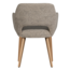 Woood Murat eetkamerstoel naturel met houten poot naturel