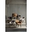 Woood Murat eetkamerstoel naturel met houten poot mystic brown