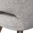 Woood Murat eetkamerstoel naturel met houten poot mystic brown