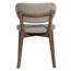 Woood Udar eetkamerstoel met houten frame donkerbruin