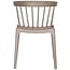 Woood Bliss tuinstoel met spijlen kunststof taupe