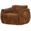 Woood Baggy draaifauteuil 3d chenille middenbruin