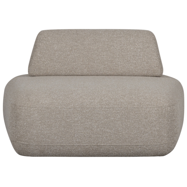 Woood Sterck fauteuil met verplaatsbare rugleuning naturel