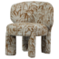 Woood Upke fauteuil met dessin naturel/bruin