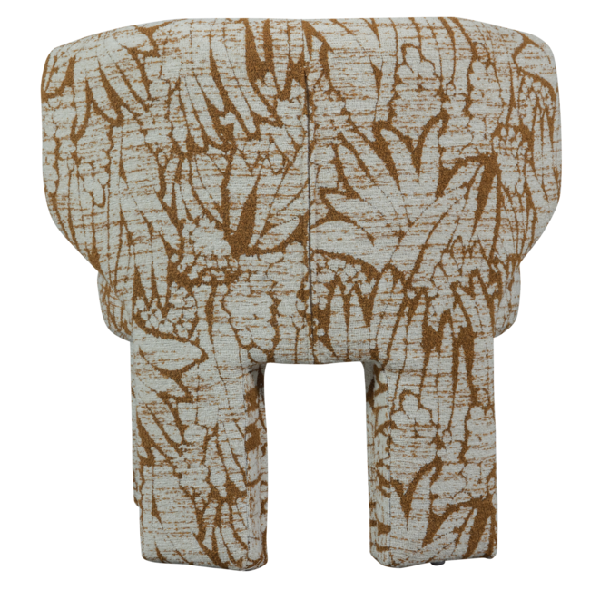 Woood Upke fauteuil met dessin naturel/bruin