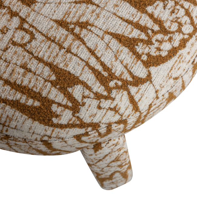 Woood Upke fauteuil met dessin naturel/bruin