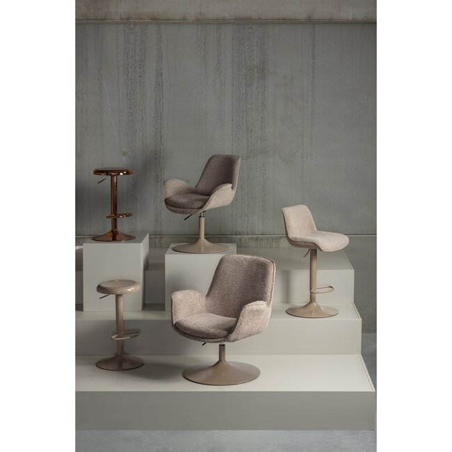 Woood Marten in hoogte verstelbare fauteuil zand