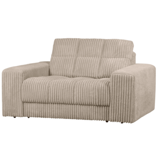 Woood Second date loveseat grove ribstof travertin