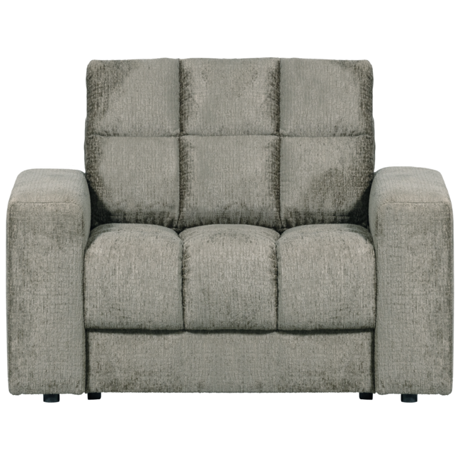 Woood Second date fauteuil structure velvet frost