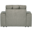 Woood Second date fauteuil structure velvet frost