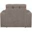 Woood Second date fauteuil grove ribstof mud