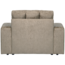 Woood Second date fauteuil structure velvet wheatfield