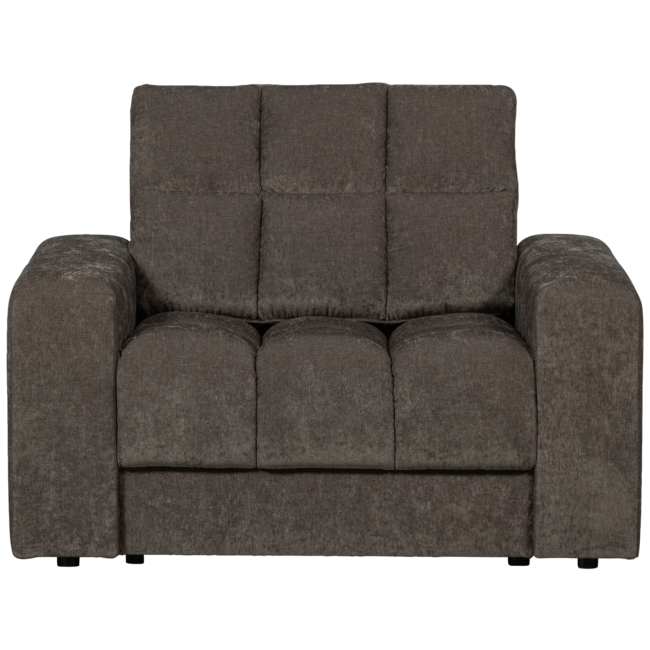 Woood Second date fauteuil vintage warm grijs