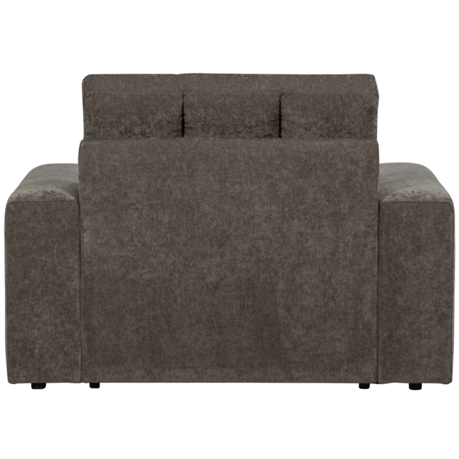 Woood Second date fauteuil vintage warm grijs